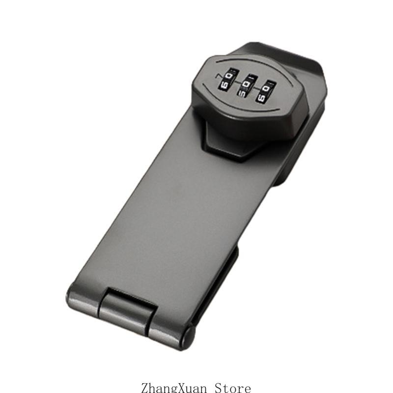 AntiTheft Password Drawer Lock 3Digit Combination Lock Cabinet Hasp Lock 3XUF