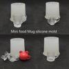 Dollhouse Mug Cup Silicone Mold Dolls House Mini Cups Model Dollhouse Decoration Accessories Pretend Play Toy