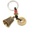 Nanarico bell key ring wind chime Heart Sutra six-character mantra Healing tone bell brass amulet guardian bell good luck talisman bell Sanskrit
