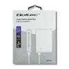 Qoltec Case/cabinet for optical CD/DVD SATA drive | USB 2.0 | 9.5mm