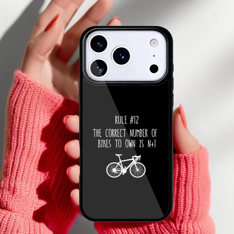 Bike Cycling Phone Case for iPhone 17 16 15 14 13 Pro Max Back Cover for 12 11 Pro Coque