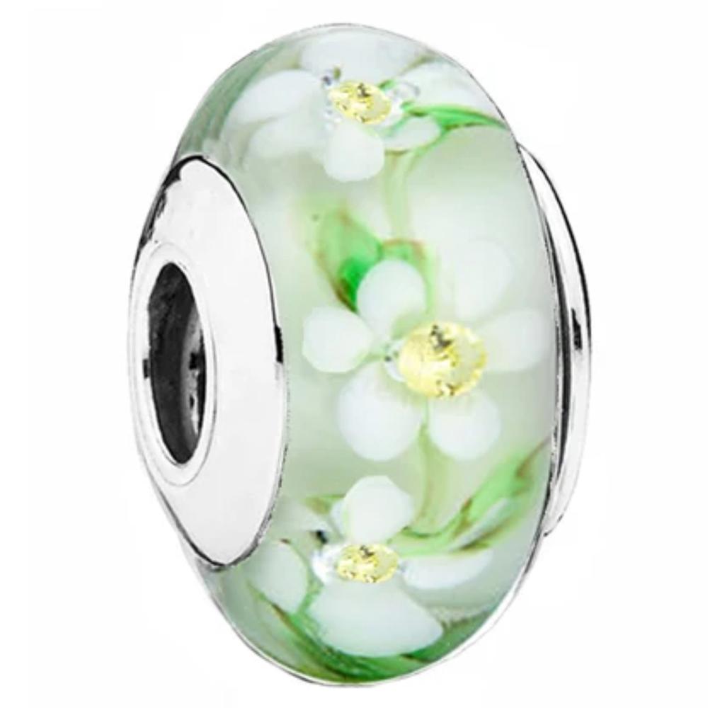 Медные Шармы из Муранского Стекла Подходят для Оригинальных Браслетов Круглые Шармы из Муранского Стекла Бусины Сделай Сам Женские Ювелирные Изделия Подарки для Женщин