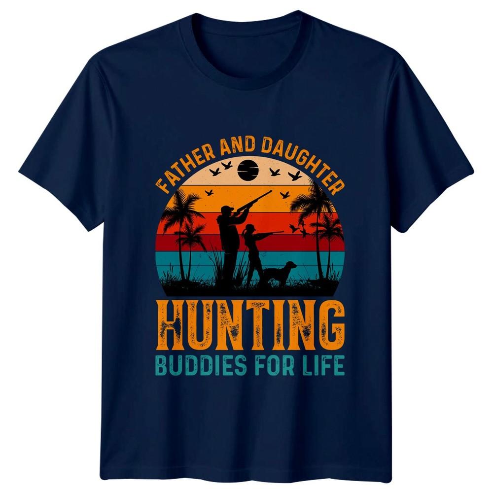 Father And Daughter Hunting Buddies Unisexs TShirt Hunting Fathers Day Gift