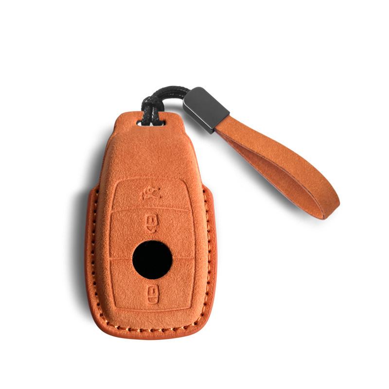 Чехол для ключа Mercedes: Совместимо с 24 моделями, включая C260L, E300L, GLC, GLE, S-Class, GLA, Застежка для корпуса ключа автомобиля