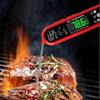 Водонепроницаемый цифровой термометр для мяса и еды, кухонный, для улицы, BBQ, воды, молока, гриля, духовки, с складным щупом