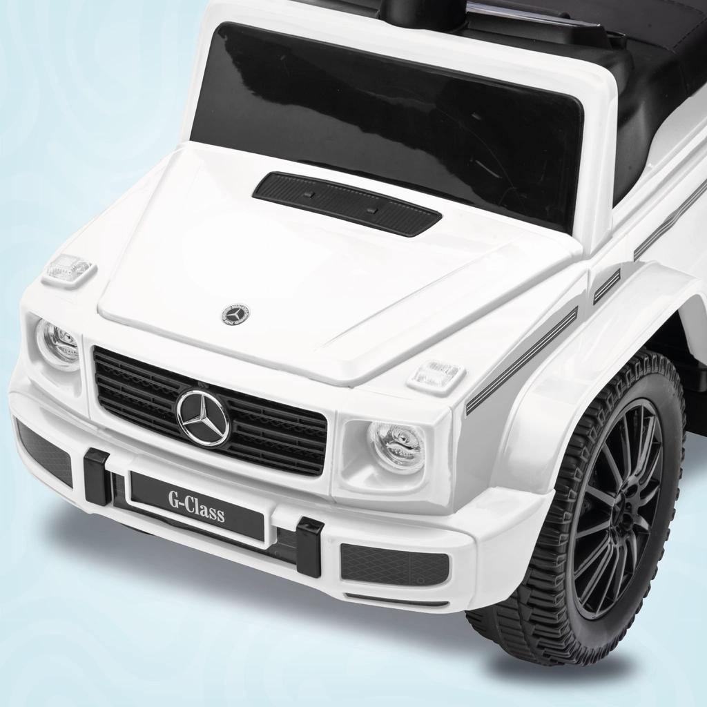 Jeździk Pchacz Chodzik Dla Dzieci Mercedes Benz G Klasa Biały