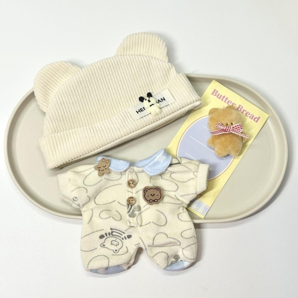 Cartoon 20cm Dolls Clothing Set Cool Cute Miniature Dress Suit Fashion Cosplay Clothes  Cotton Doll