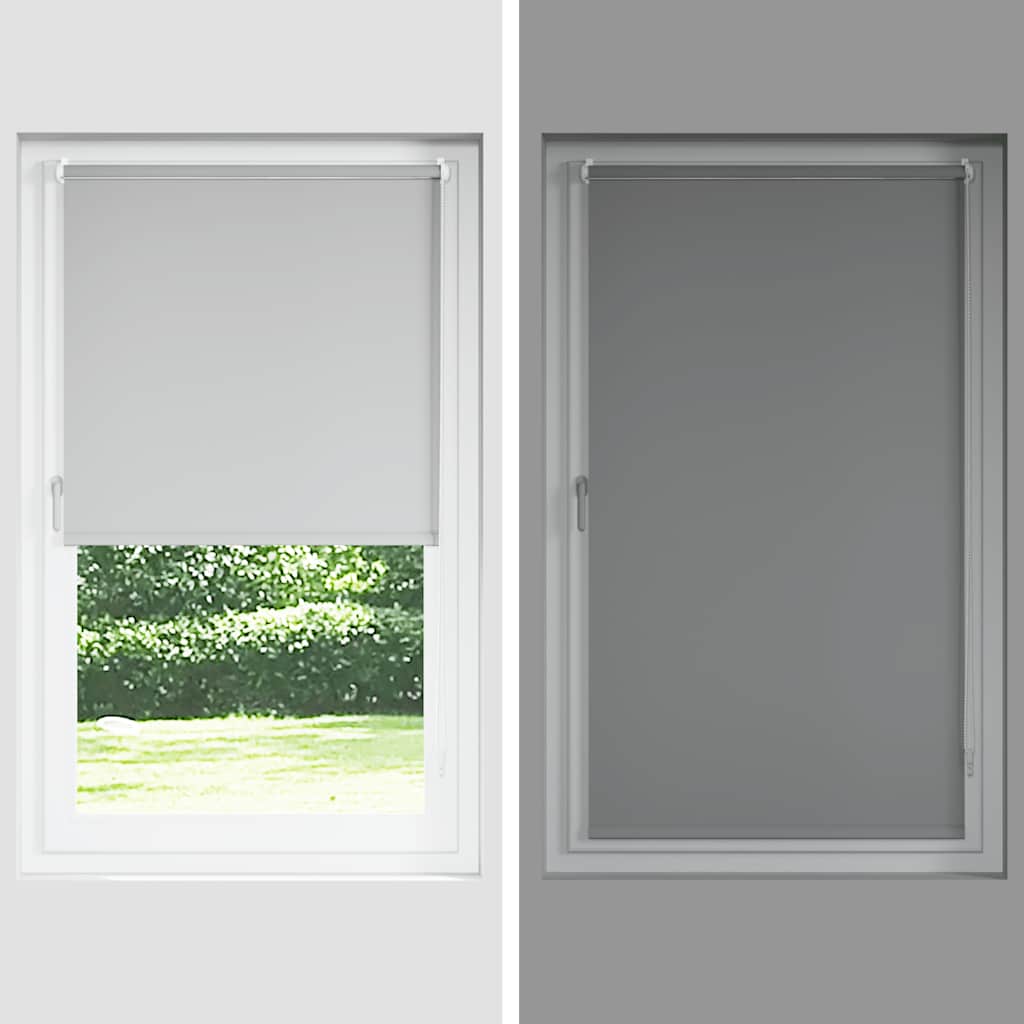 Roleta Zaciemniająca Off White 80X210 Cm Szerokość Tkaniny