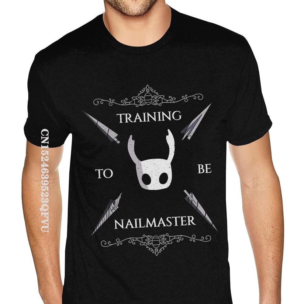 Ghost Knight Graphic Art Hollow Knight Funny Game Classic T-Shirt Men Skull Graphic Gothic Anime Tshirt HipHop Print Tee Shirts