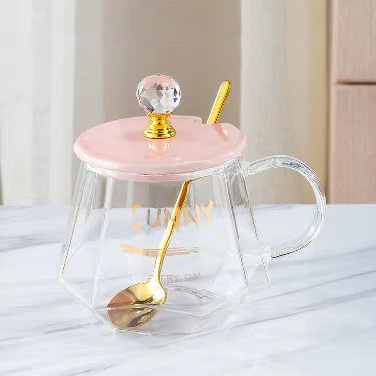 Creative Heating Constant Temperature Cup Mug Glass Water Cup Coffee Cup Milk Cup Breakfast Cup