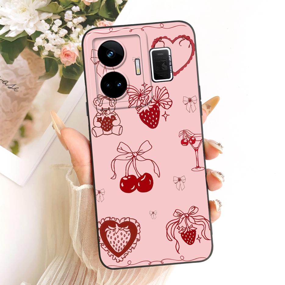 For Realme GT Neo 5 Case RealmeGT3 RMX3709 Cool Owl Dragon Painted Cover Soft Silicone Case For Realme GT 3 GT3 GTNeo5 240W Bags