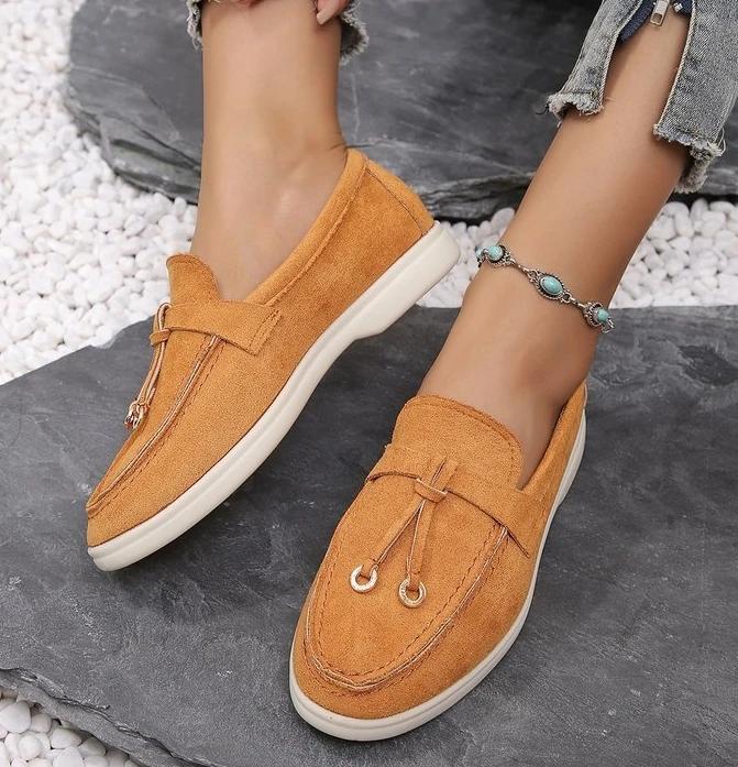 Женские весенние новые простые туфли с круглым носком и неглубоким вырезом на плоской подошве, нескользящие, удобные туфли из вулканизированной ткани для отдыха на открытом воздухе