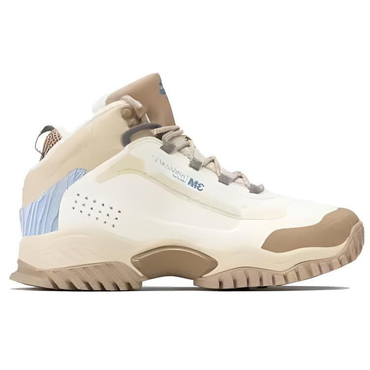 Li Ning Bahu Lite Round Toe амортизирующие износостойкие низкие повседневные туфли мужские кроссовки ванильно-белые AGLS103-1