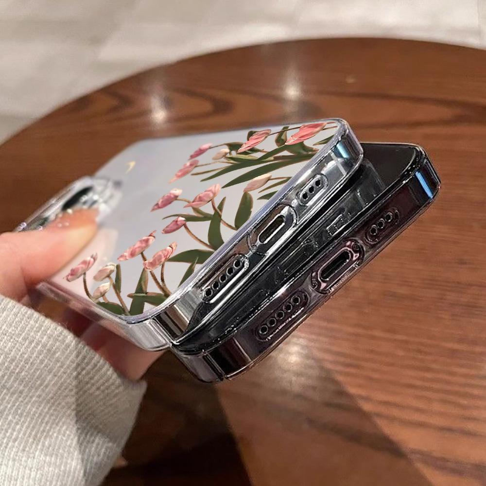 Акриловый чехол для телефона для iPhone 11 12 13 14 Pro 12 14 16 Pro Max для Samsung A16 A36 A56 S24 FE Высококачественный расписной противоударный чехол для мобильного телефона