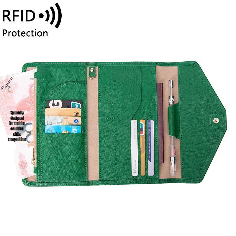 Tao Yin 2024 RFID Защита от кражи Держатель для паспорта и карт: Простой, однотонный, многофункциональный для путешествий