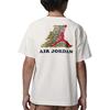 Jordan T Shirt Light Ivory White Kids' HQ7125-110