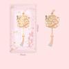 Vintage Butterfly Flowers Painting Metal Bookmark Hollow Bookmark With Tassel For Book Club Readers Friends Teachers Students