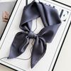 1116 новый маленький квадратный платок простой однотонный шелковый платок мужская мода платок из имитации шелка женский квадратный платок 71 см платок платок шарф