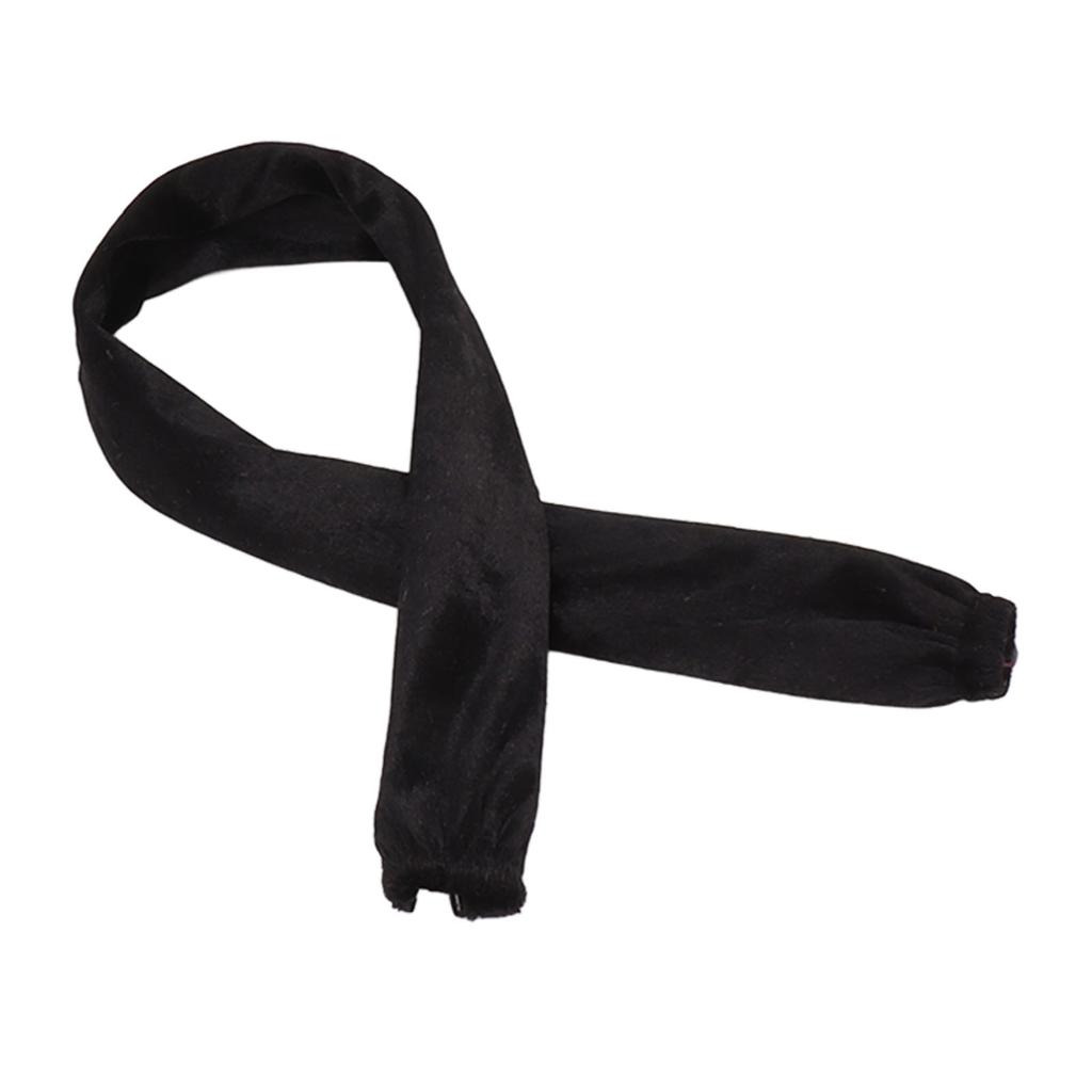 Чехол для цепи, пылезащитный, байковый, длина 60 см, ширина 5 см, с застежкой-молнией для защиты, черный