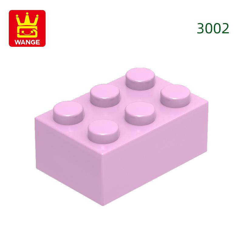 Нетоксичный 55 шт./лот 3002 2x3 Толстые Строительные Блоки Moc Аксессуары Совместимые С Кирпичами Детские Игрушки Подарочная Коробка