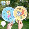 Cute Cartoon Portable Mini Folding Selfie Fan for Students