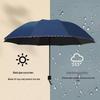 Yuzhong Large Dual-Purpose Umbrella for Men and Women - Reinforced, Manual Folding, Sun & Rain Protection, with Black Coating, Light and Portable