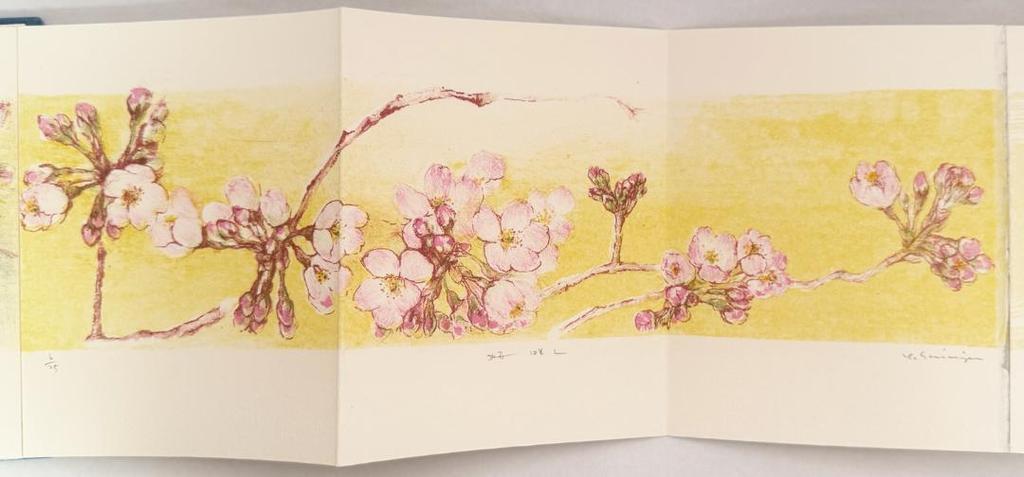[USED] Yoko Shimizu Original Lithograph Collection 24 "Hana no Utena IV Sakura" Morris Publishing Limited Edition of 25