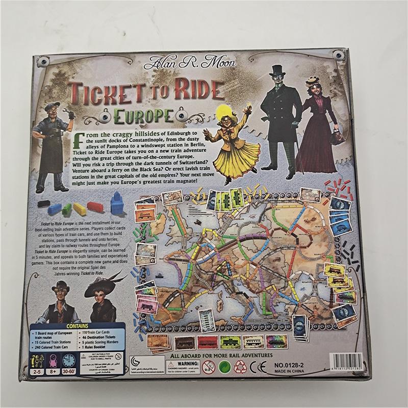 Английская версия European Ticket Tour Карточная игра European Ticket Tour Настольная игра Europe Game