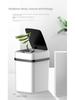 Smart Sensor Trash Can with Lid for Home - Ideal for Kitchen, Bathroom, and Living Room