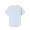 Breathable Solid Color Round Neck Versatile Short Sleeve T-Shirt Men Tops Frozen-Blue 952525103-3