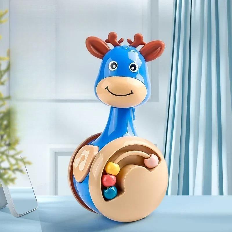 Игрушка-неваляшка для младенца мальчика девочки - Идеально для обучения ползанию и раннего развития. Игрушки-неваляшки для малышей от 6 до 12 месяцев.