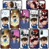 Чехол для iPhone 16 15 Xiaomi Redmi Note 14 13 12 11 Pro Max X 8 9 16e Samsung Galaxy S25 S24 S23 Moto A4 OPPO Huawei Аниме Детектив Конан Чехол для телефона