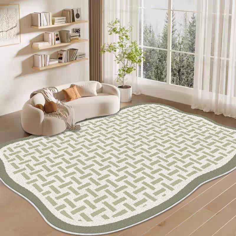 Nordic Irregular Carpet Спальня Прикроватный ковер Впитывающий Грязеотталкивающий Противоскользящий Гостиная Ковер