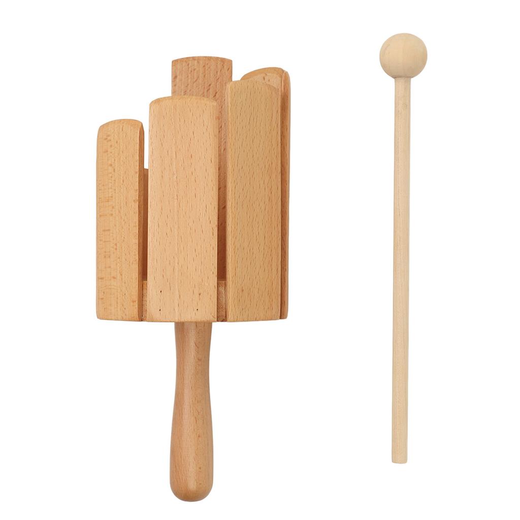 Деревянная музыкальная трубка с молотком 8 тонов Звуковая трубка Орф Перкуссионный инструмент для музыкального обучения и исполнения