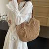 Fashion Brand For Women Straw Woven Wicker Handbags Handmade Summer Beach Bags Female Casual Travel Large Capacity Rattan Totes