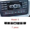Car Console Air Conditioner Function Buttons Trim Sticker For Mercedes Benz GLA X156 CLA C117 A B Class W176 W246 2013-2017