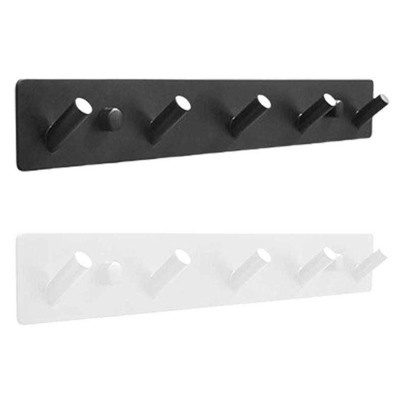 Дизайнерская вешалка для одежды без сверления с различными крючками для легкой установки и для большинства интерьеров