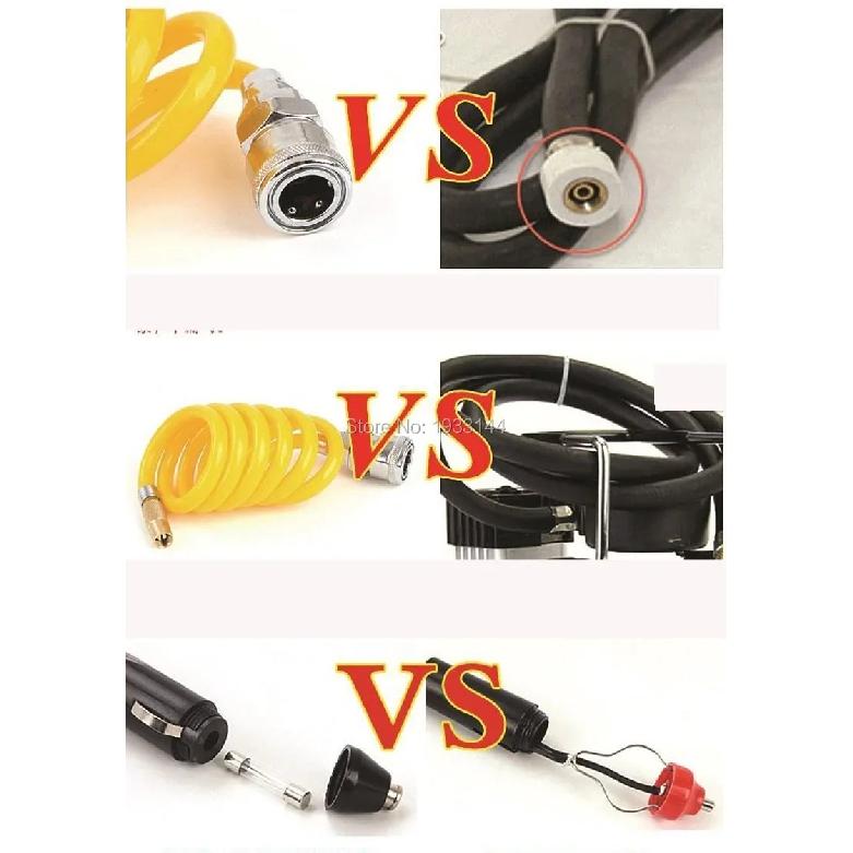 YD-3035 Portable Super Flow 100PSI Auto Tire Inflator / Car Air Compressor Car Tire Tyre Inflator Vehicle Auto Electric Pump