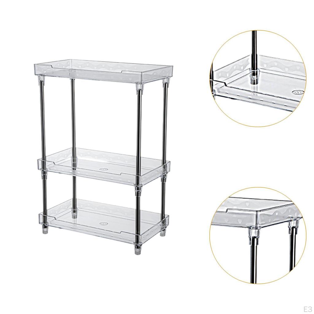 Органайзер для столешницы в ванной комнате, органайзер для косметики, напольная полка для средств по уходу за кожей