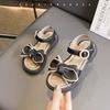 Girls Summer Sandals Sweet Princess Cute Butterfly-knot Bowtie Kids Open Toes Beach Shoes Soft Children Summer Sandals 26-37 New