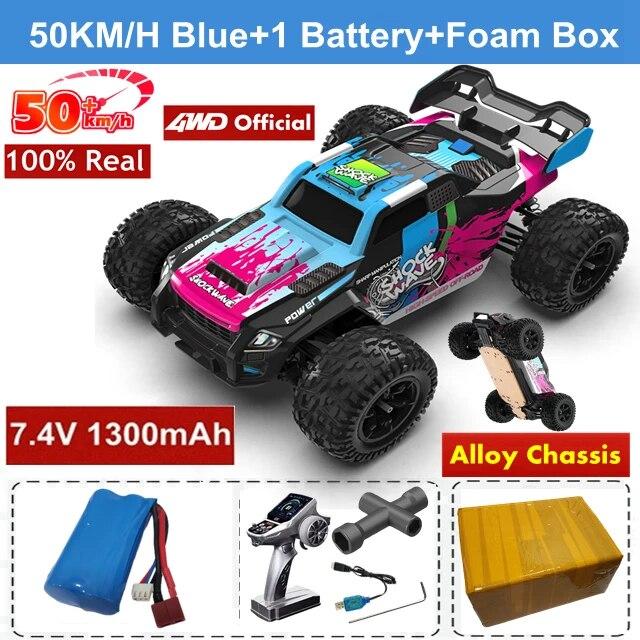 4WD RC Car 4x4 Off Road Drift Racing Cars 50 или 70 км/ч Супер бесщеточный высокоскоростной радио водонепроницаемый грузовик игрушка с дистанционным управлением для детей