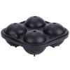 Multifunction DIY 4 Hole Non‑Stick Silicone Ice Ball Molds Maker Tray 6cm Kitchen Tools
