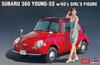 Hasegawa Subaru 360 Young SS Girls Фигурка Пластиковая модель SP491 1/24 с 60-ми