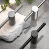 New Style Adjustable Bathroom Towel Bar Towel Rack 304 Stainless Steel Single Towel Holder Artistic Towel Hanger Wall Mounted