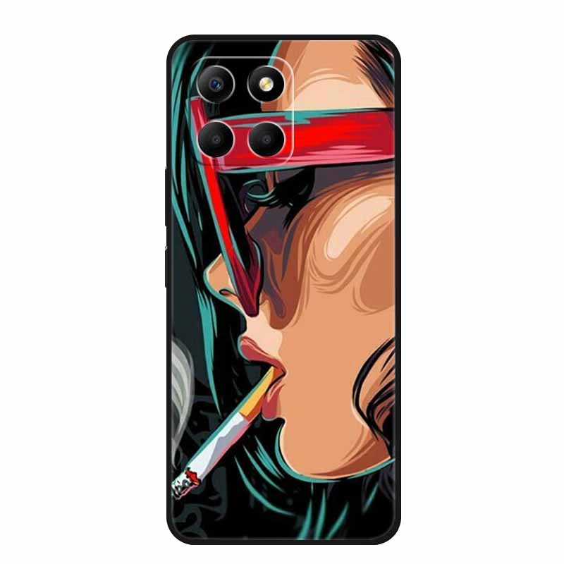 Чехол для Honor X7d 2025 X 7 d Популярный Черный Силиконовый Мягкий Задний Чехол для Honor X7d 4G 400 Smart Play 10T Чехол для Телефона