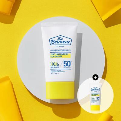 [1+1] Dr. Солнцезащитный крем Belmer UV Derma Zinc 100 Минеральный 50 мл
