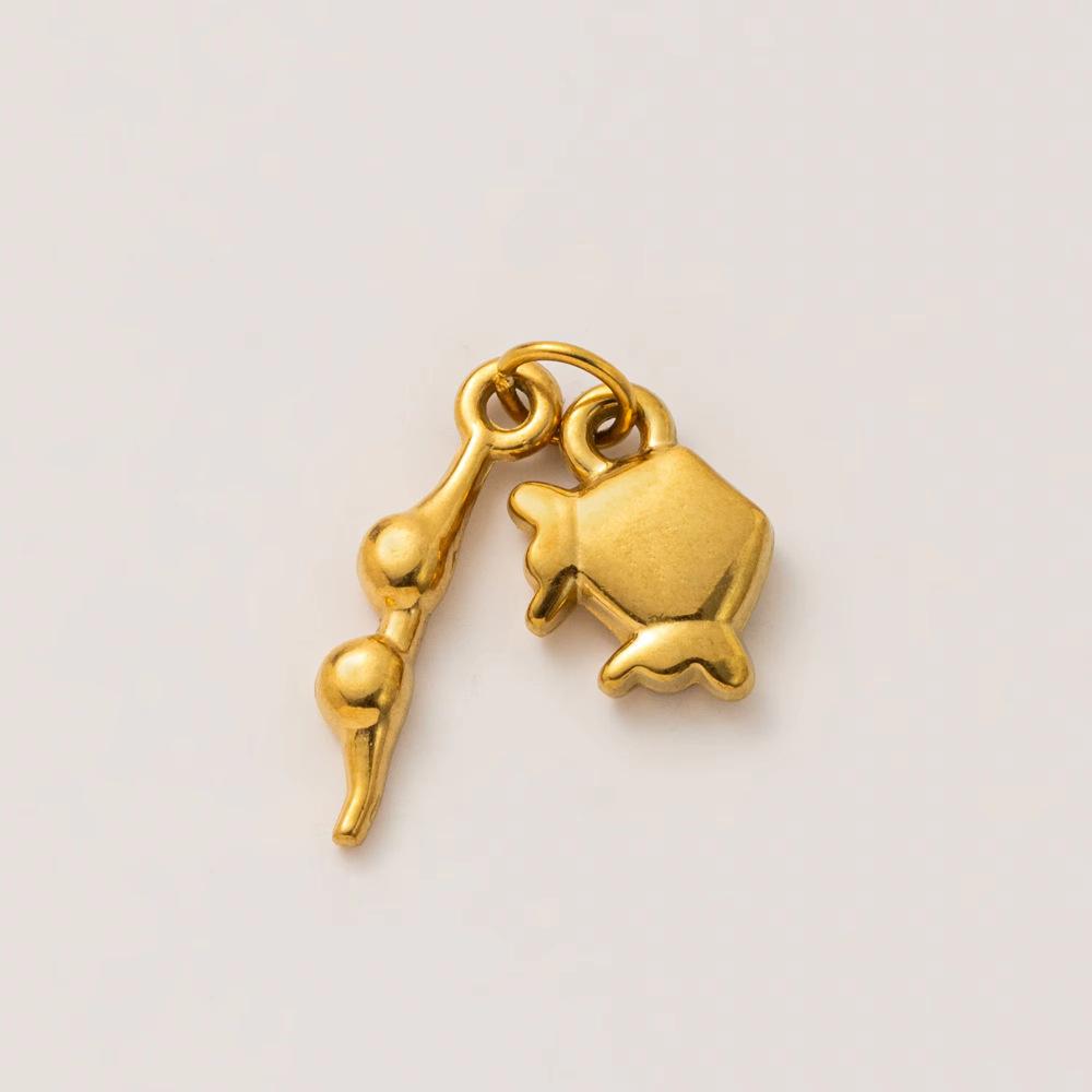 Yori 3Pcs New Stainless Steel Small House Key DIY Pendant 2025 Statement PVD Plated DIY Handwork Accessories Recommend