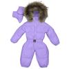 (SU)Winter Infant Baby Boy Girl Romper Jacket Hooded Jumpsuit Warm Thick Coat Outfit
