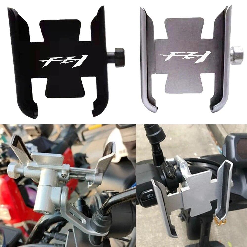 For YAMAHA FZ1 FZ-1 FZ 1 FAZER Universal Motorcycle Accessories Handlebar Mobile Phone Holder GPS Stand Bracket