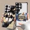 F-Fourth W-Wing Dragon Plating Phone Case For Samsung Galaxy S24 S25 FE S26 Edge S23 Ultra S22 S21 Plus S20 Anti-Fall Airabag Co